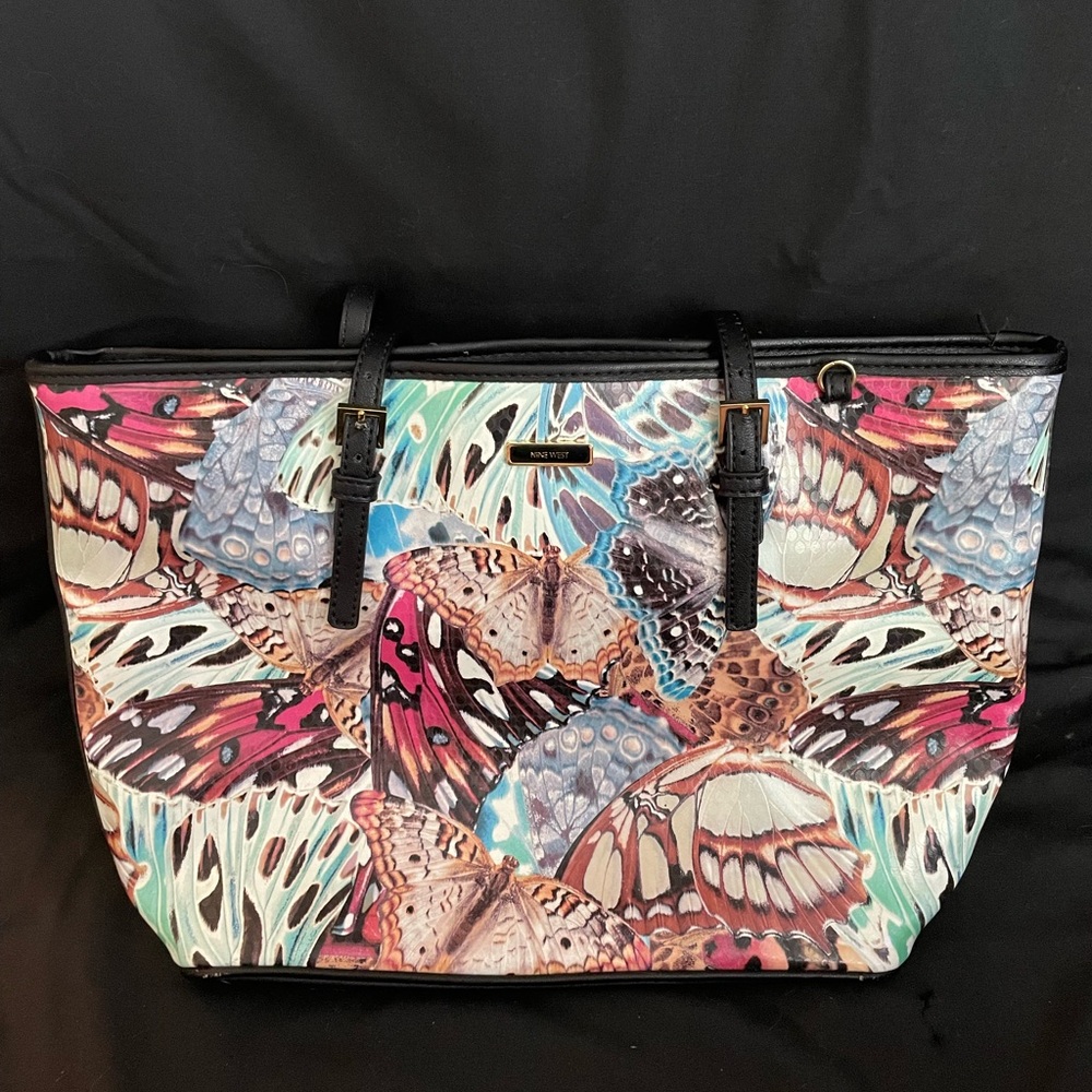 Nine West Butterfly Tote Bag